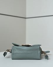 Fendi Mamma Baguette Small Matcha Green Nappa Leather Mini Bag - 16x13x10cm - 5