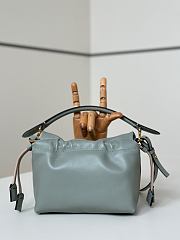 Fendi Mamma Baguette Small Matcha Green Nappa Leather Mini Bag - 16x13x10cm - 2