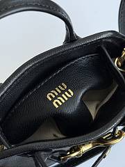 Miumiu Leather Trick Black 5NR037 - 12x9.5x2.5cm - 6