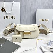 Dior Small Streetchic Bag White Vintage Smooth Calfskin - 24x12.5x5cm - 1