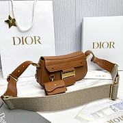 Dior Small Streetchic Bag Brown Vintage Smooth Calfskin - 24x12.5x5cm - 4