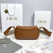 Dior Small Streetchic Bag Brown Vintage Smooth Calfskin - 24x12.5x5cm - 3