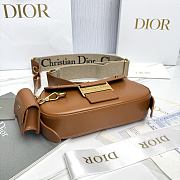 Dior Small Streetchic Bag Brown Vintage Smooth Calfskin - 24x12.5x5cm - 2
