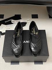 Chanel Mary Janes Aged Calfskin Black - 1