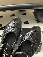 Chanel Mary Janes Aged Calfskin Black - 3