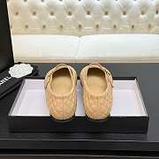 Chanel Mary Janes Lamskin Calfskin Beige - 4