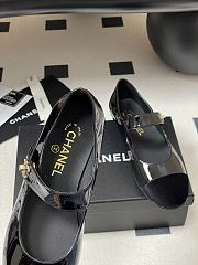 Chanel Mary Janes Patent Calfskin Velvet Black - 2