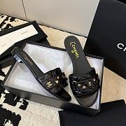Chanel Slide Slippers Black - 6