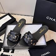 Chanel Slide Slippers Black - 5