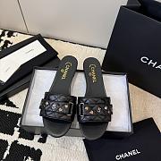 Chanel Slide Slippers Black - 4
