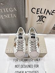 Golden Goose Super Star In Nappa Leather With Gold Glitter Star And Black Glitter Heel Tab - 3
