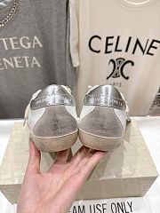 Super Star With Gold Glitter Star And Ice Gray Suede Inserts - 5