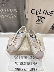 Super Star With Gold Glitter Star And Ice Gray Suede Inserts - 3