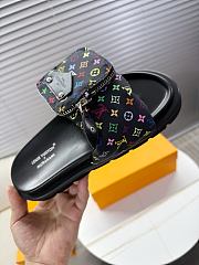LVxTM Pool Pillow Flat Comfort Mule Multicolored Nylon Black 1AGVRB - 6