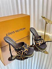 LV 6AM Mule Brown Hairy Calf Leather 1AIEYN 9cm - 2