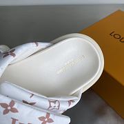 LV Pool Pillow Flat Comfort Mule Dune Beige Monogram Nylon 1AHMDU - 3