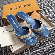 LV 6AM Mules Blue Monogram Denim 1ADIF3 - 6