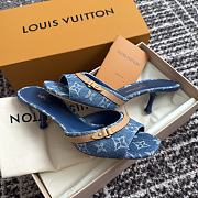 LV 6AM Mules Blue Monogram Denim 1ADIF3 - 3