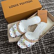 LVxTM 6AM Mule Multicolored Monogram Canvas White 1AGWTA - 2