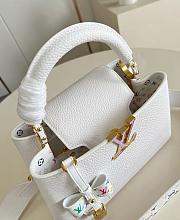 LVxTM Capucines BB Taurillon Leather White M13253 - 27x17.3x9cm - 6