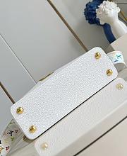 LVxTM Capucines BB Taurillon Leather White M13253 - 27x17.3x9cm - 5