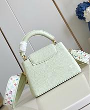 LVxTM Capucines Mini Vert d’Eau Taurillon Leather Green M14101 - 21x14x8cm - 3