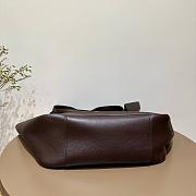 YSL Le 5 A 7 Bea In Grained Leather Marron Fonce - 50x28x18cm - 6