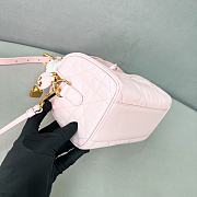 Dior Groove 20 Bag Pale Pink Macrocannage Calfskin - 20.5x13.5x12cm - 3