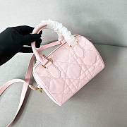 Dior Groove 20 Bag Pale Pink Macrocannage Calfskin - 20.5x13.5x12cm - 4