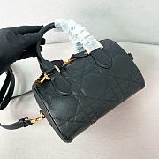 Dior Groove 20 Bag Black Macrocannage Calfskin - 20.5x13.5x12cm - 2