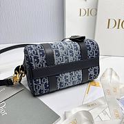 Dior Groove 20 Bag Blue Denim Dior Oblique Jacquard - 20.5x13.5x12cm - 5