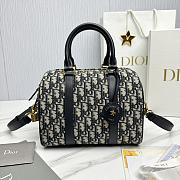 Dior Groove 25 Bag Blue Dior Oblique Jacquard - 25x19x16cm - 1