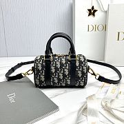 Dior Groove 17 Nano Bag Blue Dior Oblique Jacquard - 17x10x8cm - 1