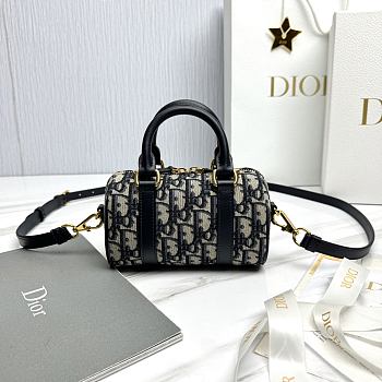 Dior Groove 17 Nano Bag Blue Dior Oblique Jacquard - 17x10x8cm