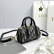 Dior Groove 17 Nano Bag Blue Dior Oblique Jacquard - 17x10x8cm - 5