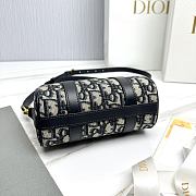 Dior Groove 17 Nano Bag Blue Dior Oblique Jacquard - 17x10x8cm - 4