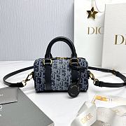Dior Groove 17 Nano Bag Blue Denim Dior Oblique Jacquard - 17x10x8cm - 2