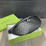 Gucci Belt Bag Leather Black - 28x17cm - 1