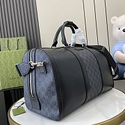 Gucci GG Supreme Large Duffle Bag Black - 44x28x24.5cm - 3