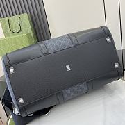 Gucci GG Supreme Large Duffle Bag Black - 44x28x24.5cm - 2