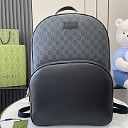 Gucci Medium GG Backpack Black - 40x29x14cm - 1