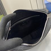 Gucci GG Supreme Small Crossbody Bag Black - 24x16.5x4.5cm - 4