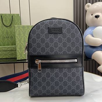 Gucci GG Crossbody Bag in Black Supreme - 29x20x6cm