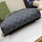 Gucci GG Crossbody Bag in Black Supreme - 29x20x6cm - 5