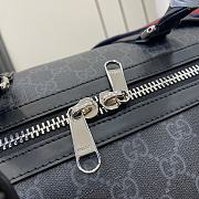 Gucci GG Black Medium Duffle Bag in Black GG Canvas - 45x30x24.5cm - 4