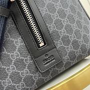 Gucci GG Black Large Duffle Bag in Black GG Canvas - 52x33x28cm - 5