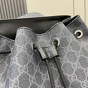Gucci GG Black Large Backpack in Black GG Supreme - 46x35x12cm - 3