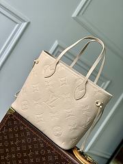 LV Neverfull MM Monogram Empreinte Leather Sand M14319 - 31x28x14cm - 6