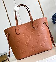 LV Neverfull MM Monogram Empreinte Leather Cognac M12605 - 31x28x14cm - 1