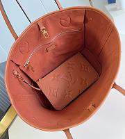 LV Neverfull MM Monogram Empreinte Leather Cognac M12605 - 31x28x14cm - 6